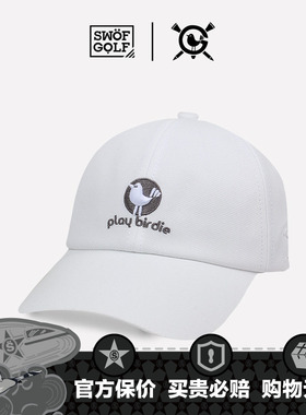 SWOF GOLF 思沃福高尔夫球专业帽子  PLAY BIRDIE 刺绣软顶棒球帽