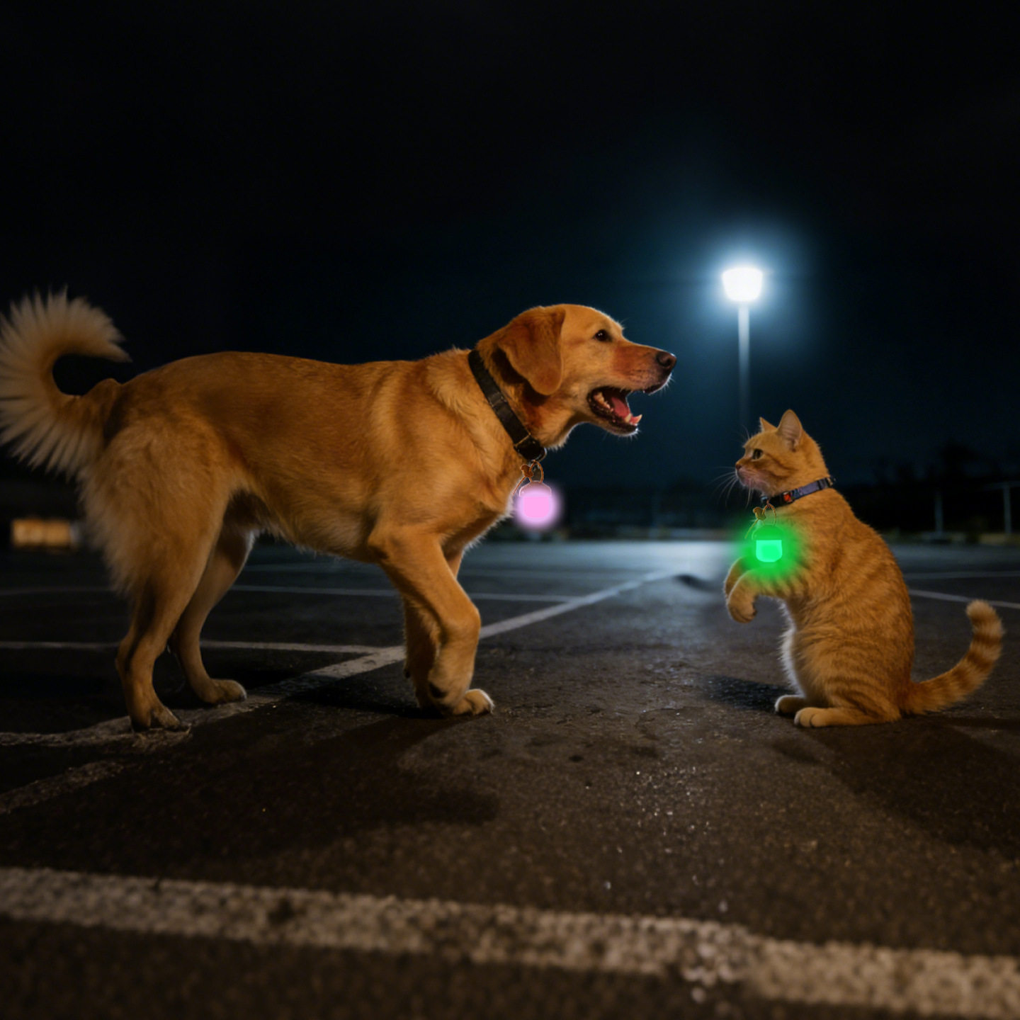 蘑菇榛子狗狗夜行灯宠物