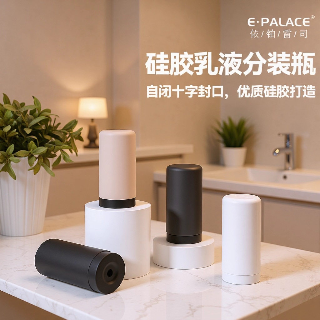 圆形硅胶挤压瓶洗洁精洗