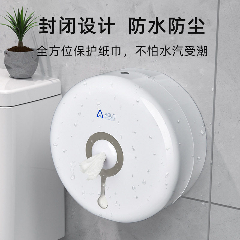 中心抽纸巾盒壁挂式厕所