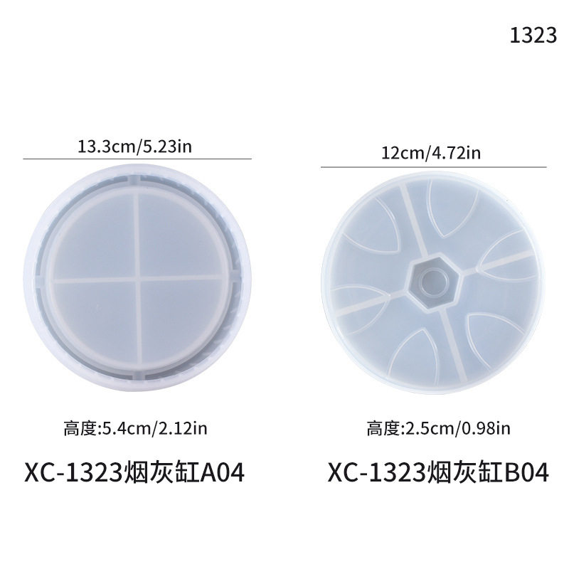 轮胎烟灰缸硅胶模具diy