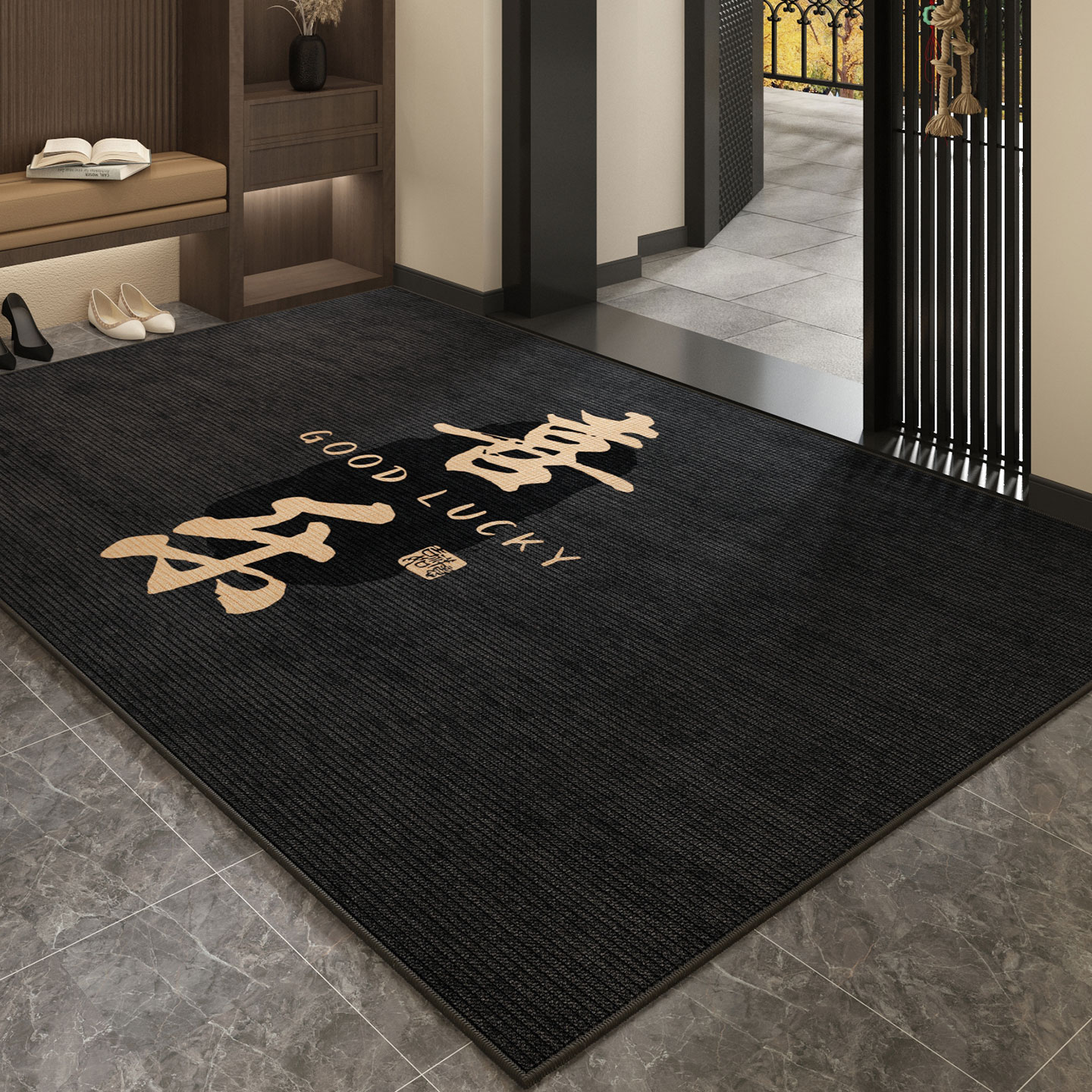 新年入户门地垫乔迁玄关门口脚垫