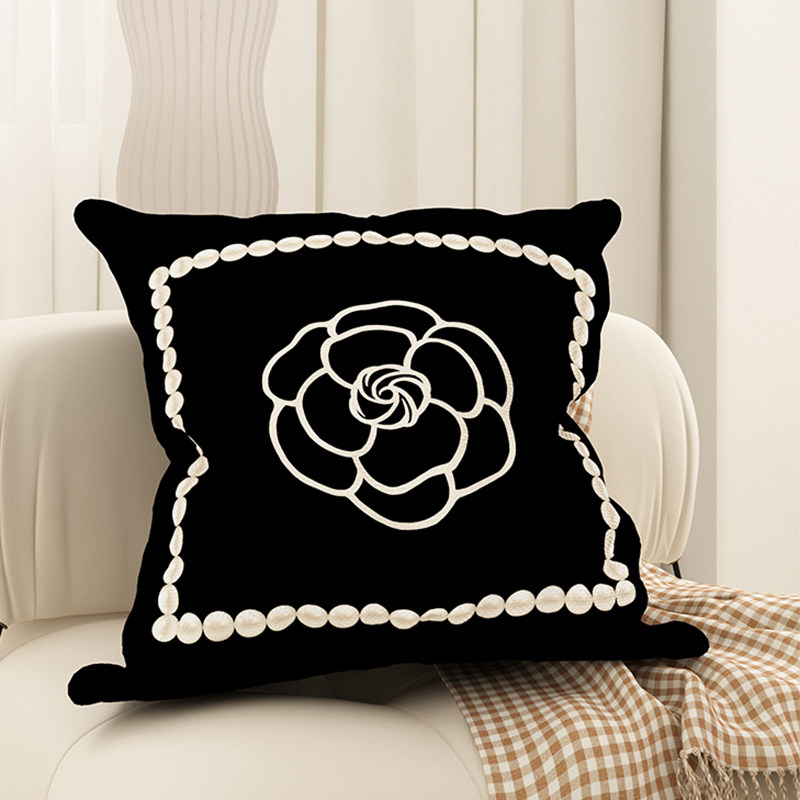 法式小香风棉麻抱枕柔软舒适