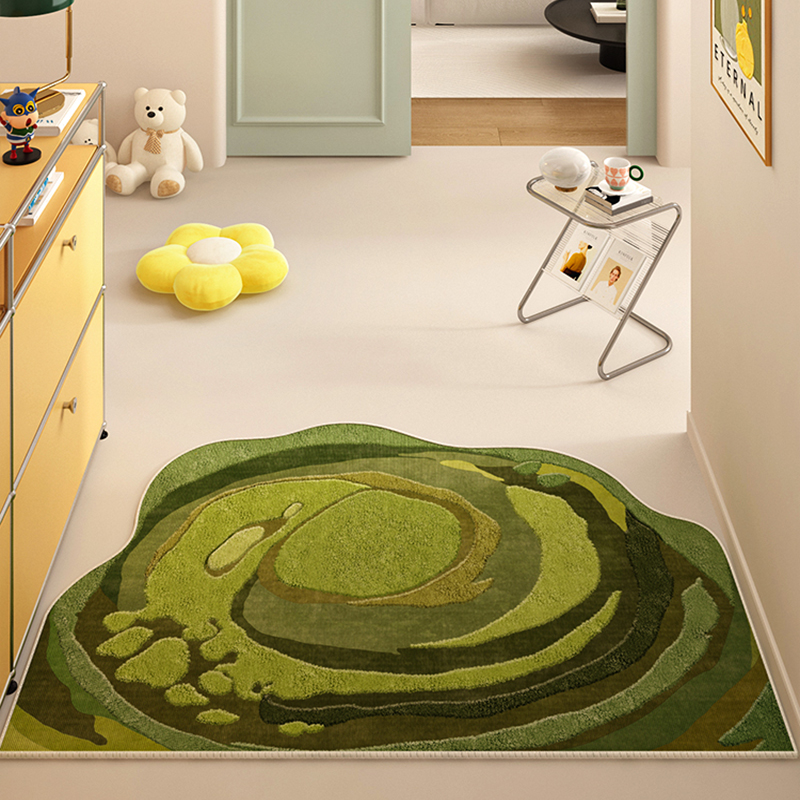 小清新绿色入户门地垫脚垫门垫