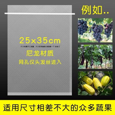 果园尼龙网袋水果防鸟防虫袋葡萄无H花果枇杷透气网罩保护袋子