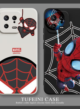 漫威蜘蛛侠mix4小米12红米k50至尊版k40手机壳11ultra适用10s新款9a女note11pro男10情侣k30k20动漫8se创意潮