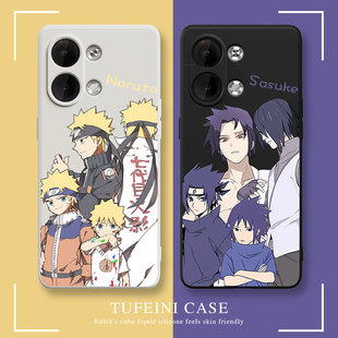 iqoo11鸣人S16佐助neo7女6男8pro一加11情侣10液态9R硅胶8T创意5 火影忍者Reno9手机壳vivoS12适用oppoR17新款