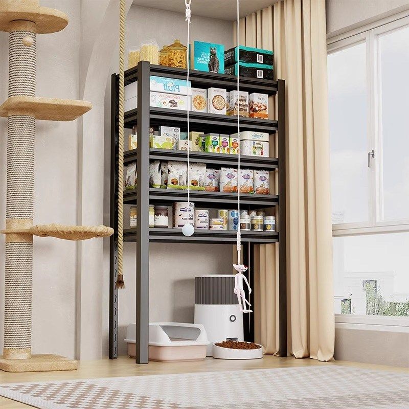 下空式置物架落地多层家用宠物用品收纳架猫砂盆上方钢制储物架子,商业/办公家具,置物架/陈列架/储物架/展示架,淘宝优惠券,粉丝福利购,淘宝优惠卷