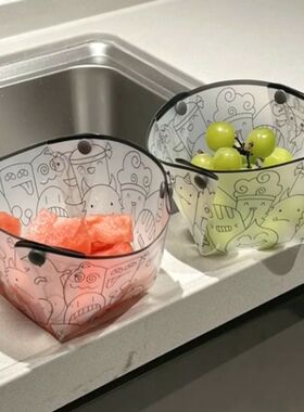 折叠碗便携式旅行食品级耐高温硅胶水杯I盘子户外婴儿外出儿童餐
