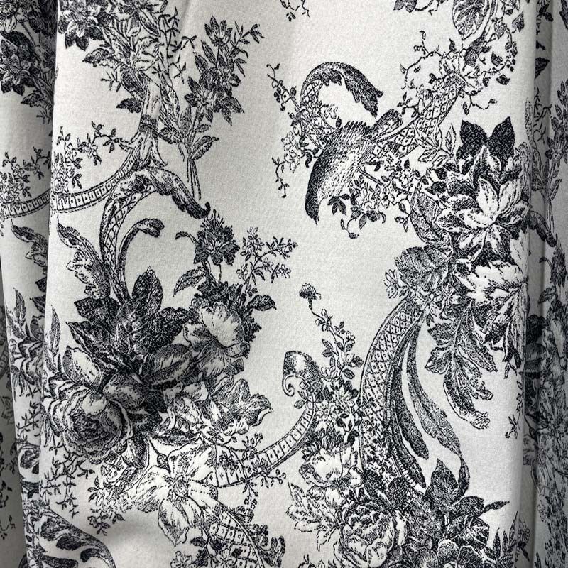 新款法式复古风窗帘遮光加v厚提花卧室遮阳客厅防晒现代古典美式