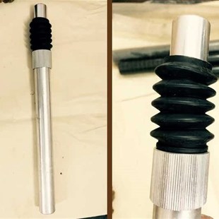 50根起8元 银色 一根 无夹头型 27.2mm铝合金避震坐杆