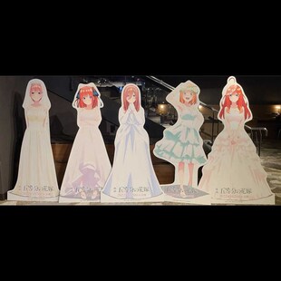 五等分的花嫁人形立牌等身立牌定制中野三玖 二乃 四叶 五月 一花