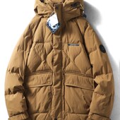 户外工装 石墨烯发热羽绒服男款 夹克棉衣外贸男装 加厚短款 棉服 冬季