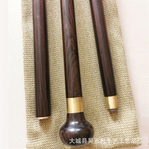 厂家供应木质拐杖老人轻便鸡翅木手杖拐棍贺寿礼品