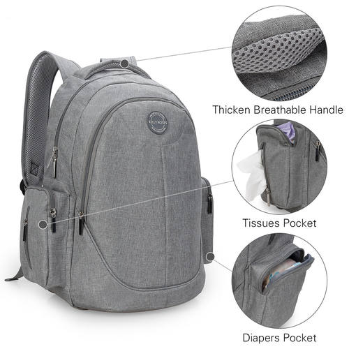 新款双肩防水妈咪包多功能后背包出行购物母婴用品待产大容量包