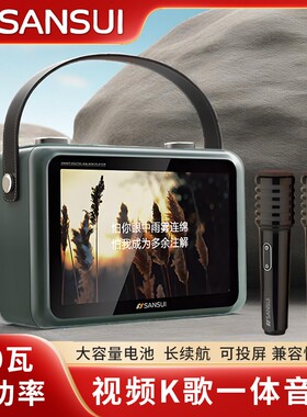 山水音响k115户外k歌广场舞ktv家