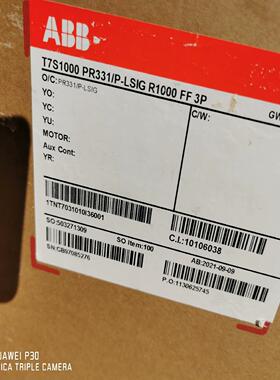 议价ABB塑壳断路器T7S1000 PR331P-LSIG R