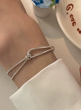 手链RONERAI合金冷淡风女双层