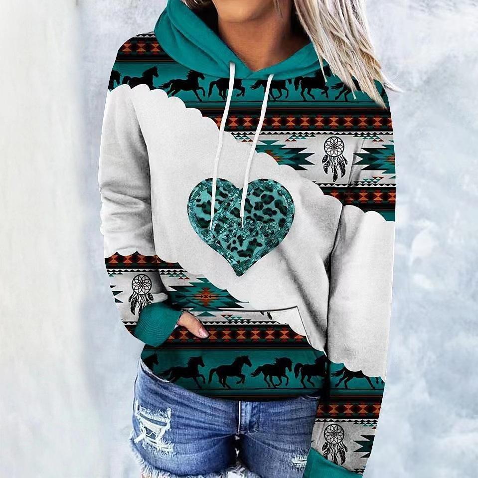 sweatshirt kawaii hooded winter ladies tops long casual
