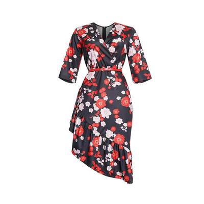 Womens Plus Size Womens Private Wear Socialite Printed