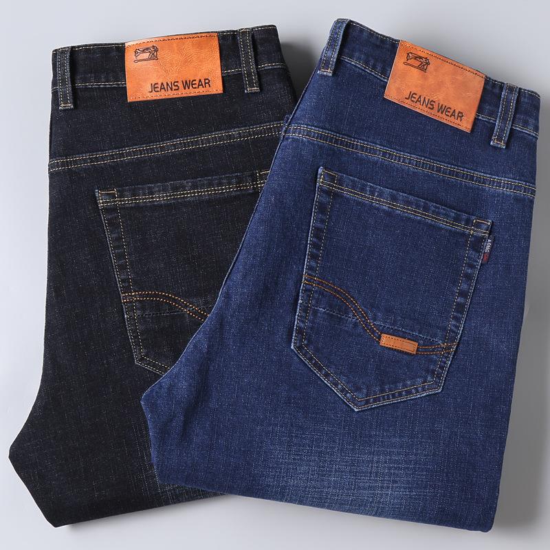 mens male jeans blue casual black trousers hombre slim
