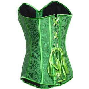 Plus Size Shapewear Court Corset Green Strapless
