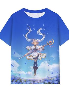 peripherals anime shirt bottoming tops clothes digital