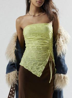 strapless off tops camisole tube bandeau backless tops