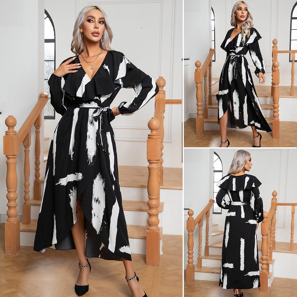 neck women dress women casual new fashion pullover clothing
