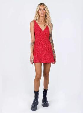 candyhot sexy backless dress sleeveless slim suspender