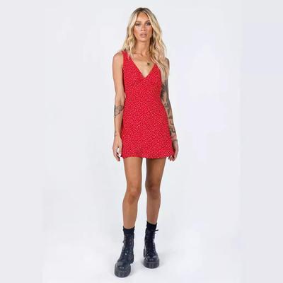 candyhot sexy backless dress sleeveless slim suspender