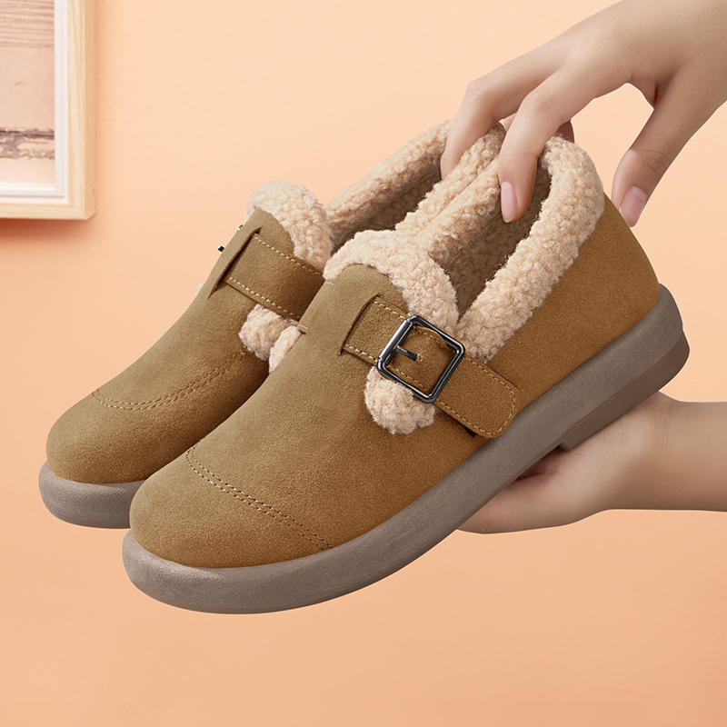 雪地靴女冬季新款豆豆勃肯鞋