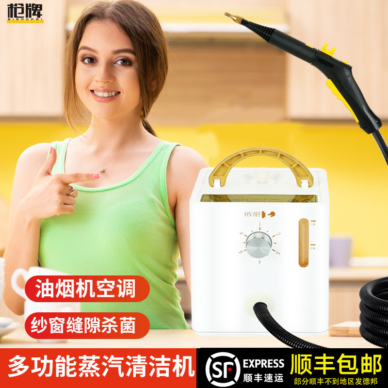 枪牌小魔方高温高压蒸汽清洁机去油烟油污空调家用厨房清洗机