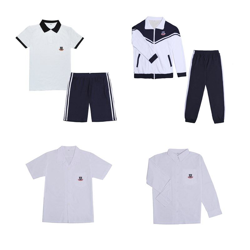 东莞惠州光明光正实验中学高中冬夏秋季校服男女生长短袖衬衣裤子