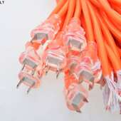 护套电动工具电源线带插头牛筋软电缆两芯延长线电锤冲击钻切割机