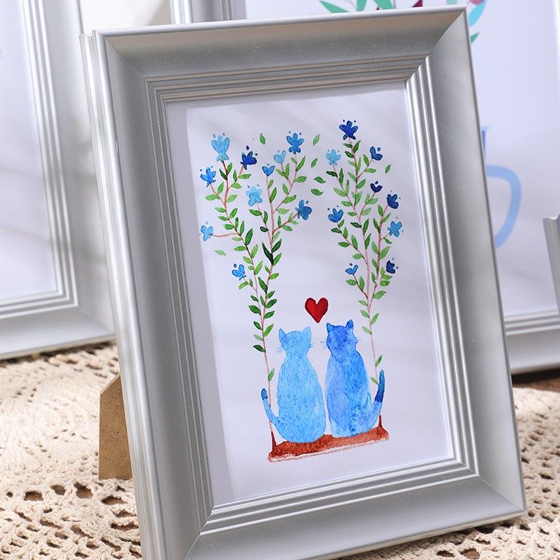 洗照片做成相框摆台6摆件7创意8七寸10 12寸A4摆台式画框挂墙定制,家居饰品,相框/画框,淘宝优惠券,粉丝福利购,淘宝优惠卷