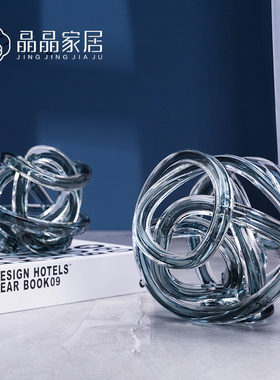 客厅玄关酒柜餐厅装饰品摆件书房桌面玻璃软装家居工艺品结婚礼物