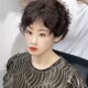 小函羊毛卷补发头顶补发片遮白发女士真发隐形无痕假刘海假发片
