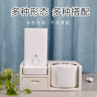 小佩mini迷你智能喂食器饮水机组合架餐台餐桌架子猫狗碗实木架碗