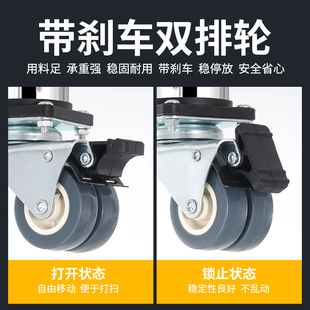 洗衣机底座不锈钢加高移动脚架置物架全自动波轮超高可调支架通用