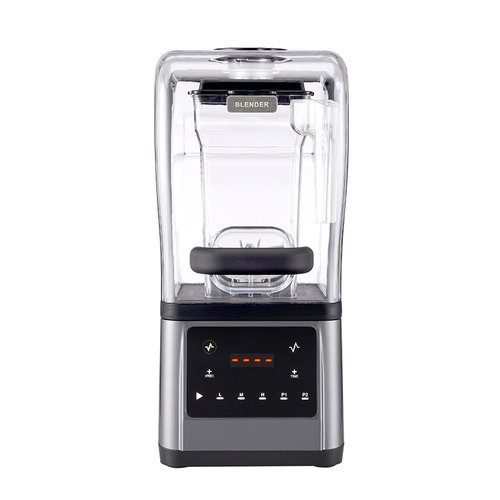 沙冰机商用奶茶店用家用多功能带罩隔音破壁料理机碎冰刨冰机110V