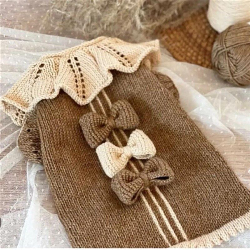 狗狗毛衣秋冬款宠物泰迪比熊中小型犬猫咪雪纳瑞针织小狗洋气衣服