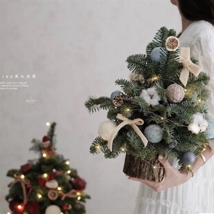 圣诞节百搭装饰品手工绕线球拍摄摄影道具花束礼盒花环创意装饰物