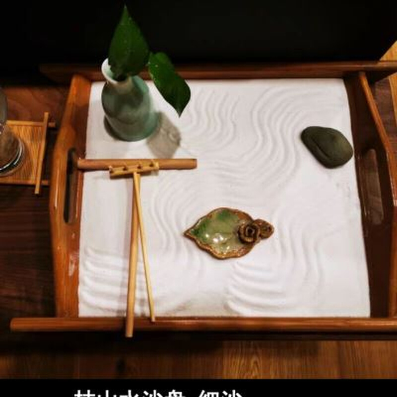 5斤装日式枯山水造景专用纯白沙端禅意静创意沙盘微景观石头沙