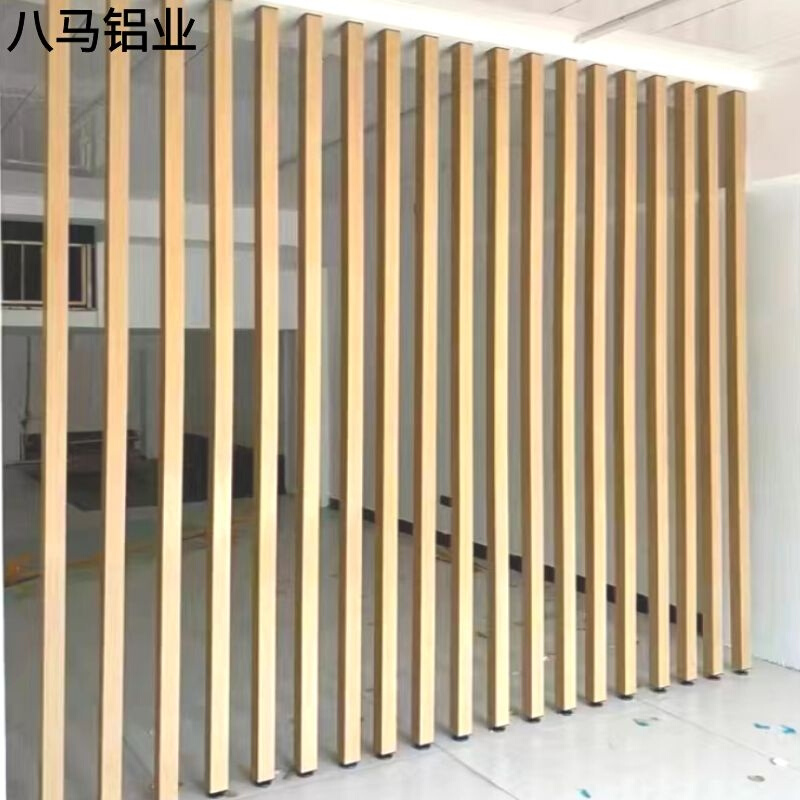 新品木纹铝方管铝合金方管型材铝方通吊顶铝管方管矩形空心管门i.