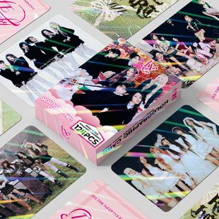 124张小卡贴纸IVE芙新专辑周边闪卡张员瑛明星收藏卡贴纸LOMO卡片