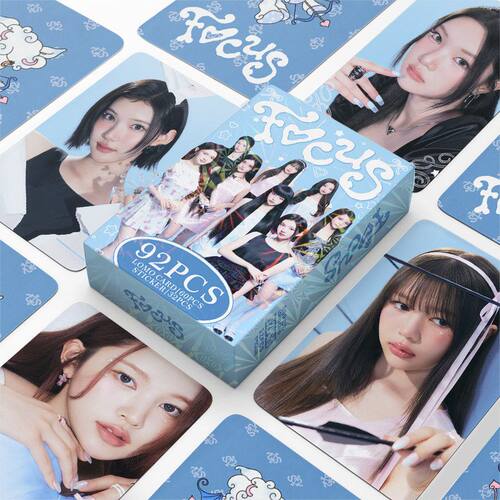 92张小卡片贴纸Hearts2Hearts女团新专辑写真集杂志明星同款周边