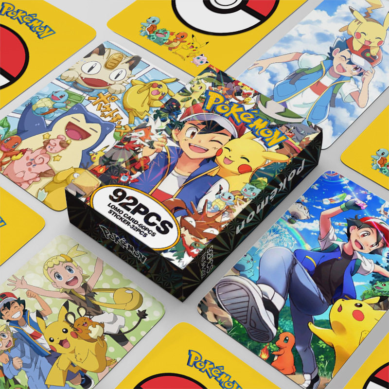 宝可梦92张小卡片贴纸手账素材可爱精灵皮卡丘神奇宝贝动漫画周边,模玩/动漫/周边/娃圈三坑/桌游,收藏卡牌/卡片,淘宝优惠券,粉丝福利购,淘宝优惠卷