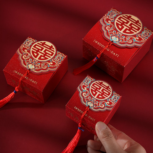 中国风结婚礼喜糖盒子创意创意