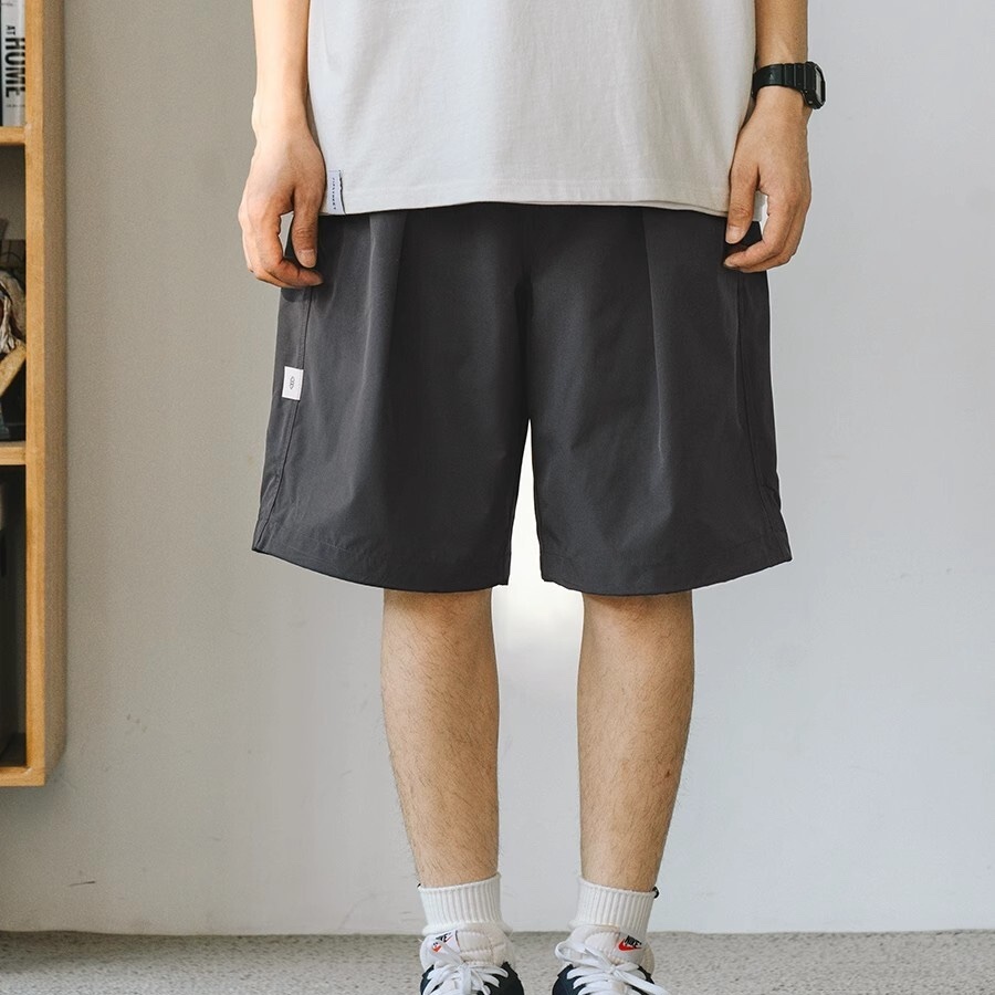 美式复古工装短裤男女夏季宽松